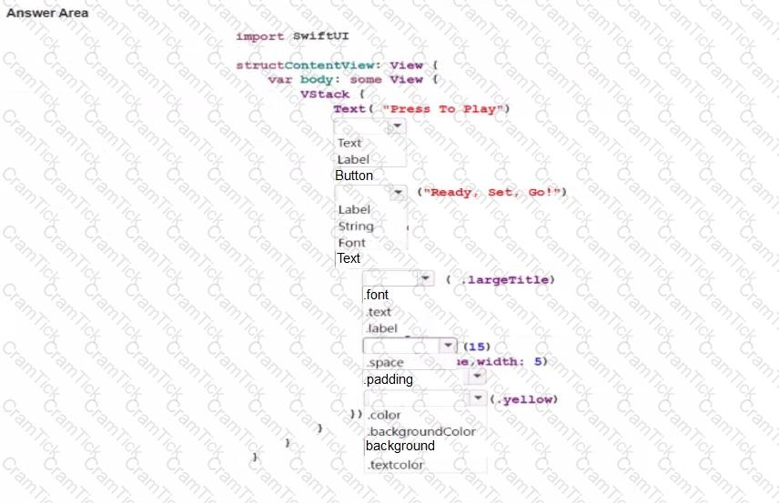 App-Development-with-Swift-Certified-User Question 2