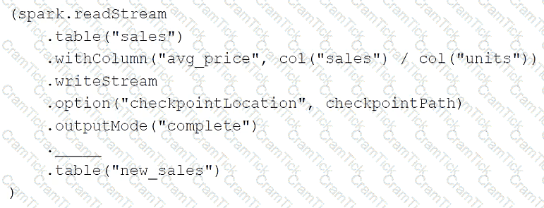 Databricks-Certified-Data-Engineer-Associate Question 1